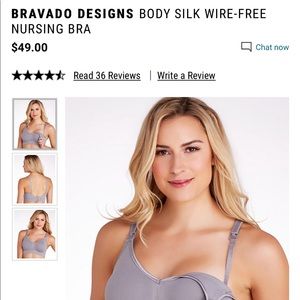 2 Bravado one grey and one pink xxl nursing bra